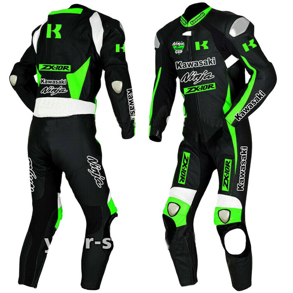 VelaroWears ProRace 1-Piece Motorcycle Racing Suit – kawasaki leather suit