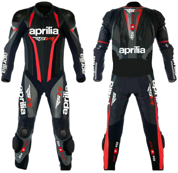 VelaroWears ProRace 1-Piece Motorcycle Racing Suit – aprilia leather suit
