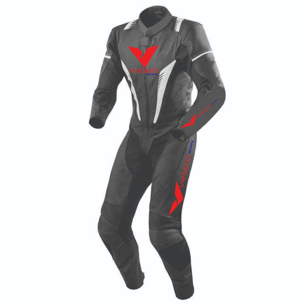 VelaroWears ProRace One-Piece Motorcycle Racing Suit – Original Cowhide Leather